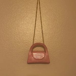 Barbie Pink Pleather Clutch Purse Fashion Nova